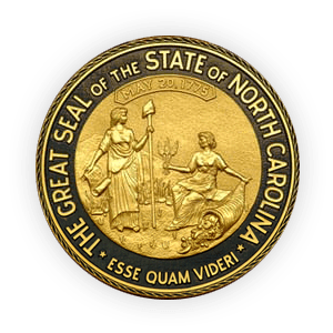 The Great Seal of The State of North Carolina